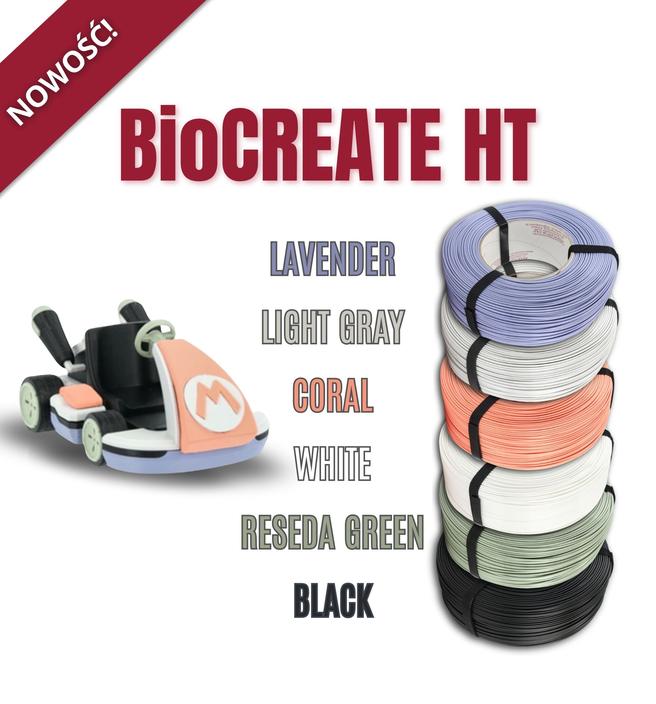 NOWOŚĆ! Filament 3D BioCREATE HT
