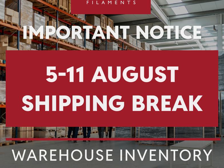Shipping break!