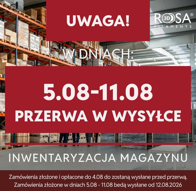 Przerwa w wysyłkach!