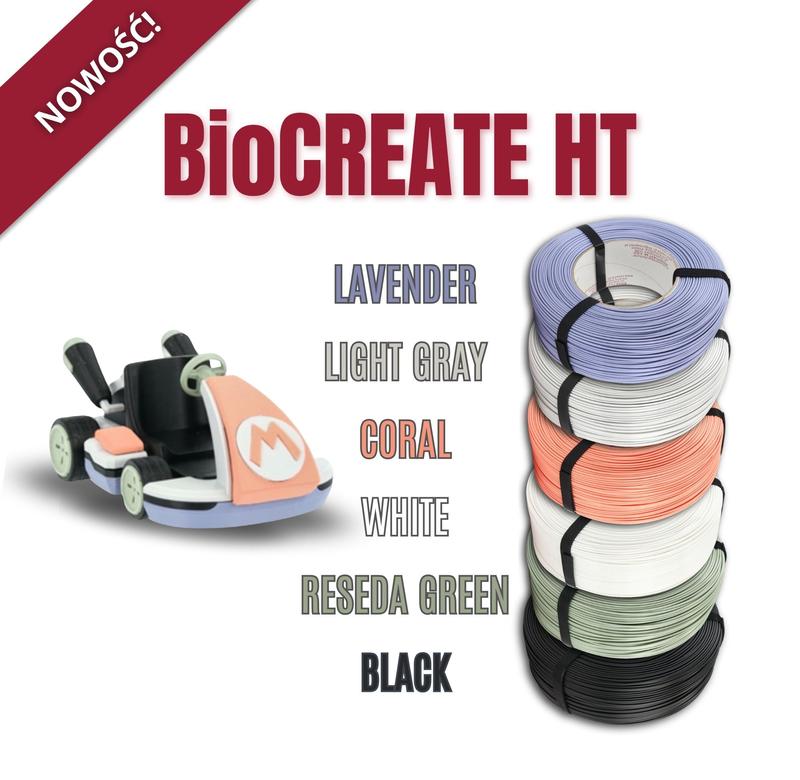 NOWOŚĆ! Filament 3D BioCREATE HT