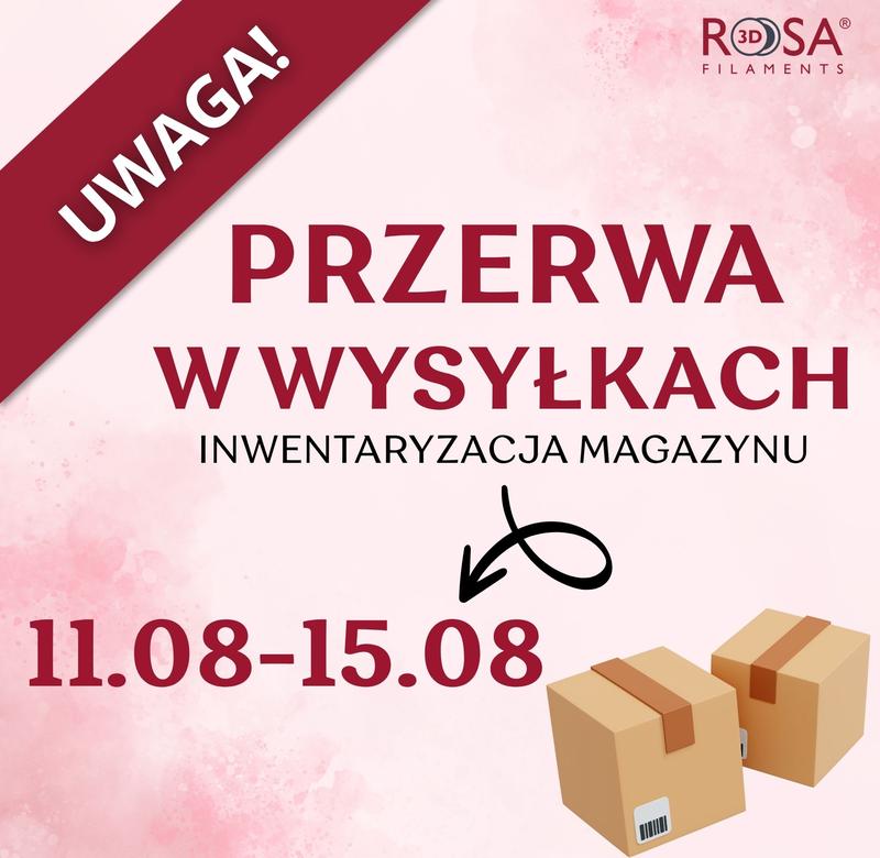Przerwa w wysyłkach!