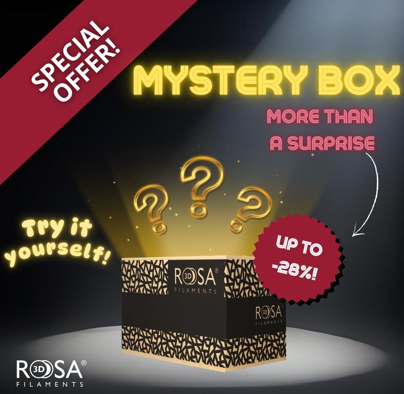 MYSTERY BOX - a set of filaments for 3D printing enthusiasts!