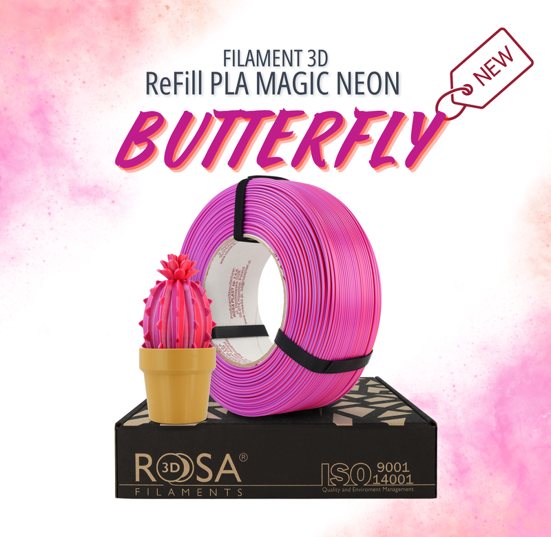 NOWOŚĆ! ReFill PLA Magic Neon Butterfly!