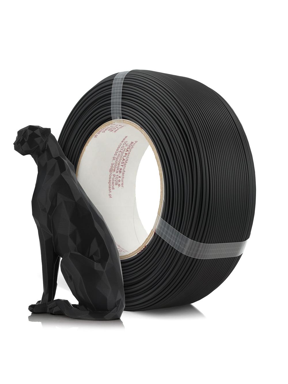 FILAMENT 3D ReFill PLA Speed Matt Black 1,75mm 1kg
