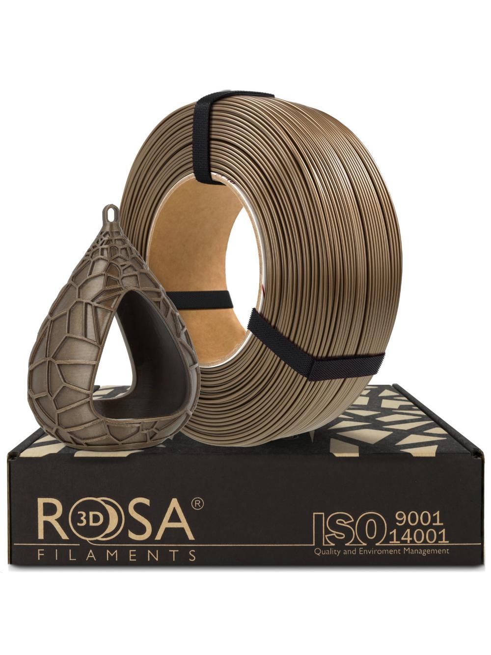 Filament 3D ReFill PET-G Standard HS Pearl Gold