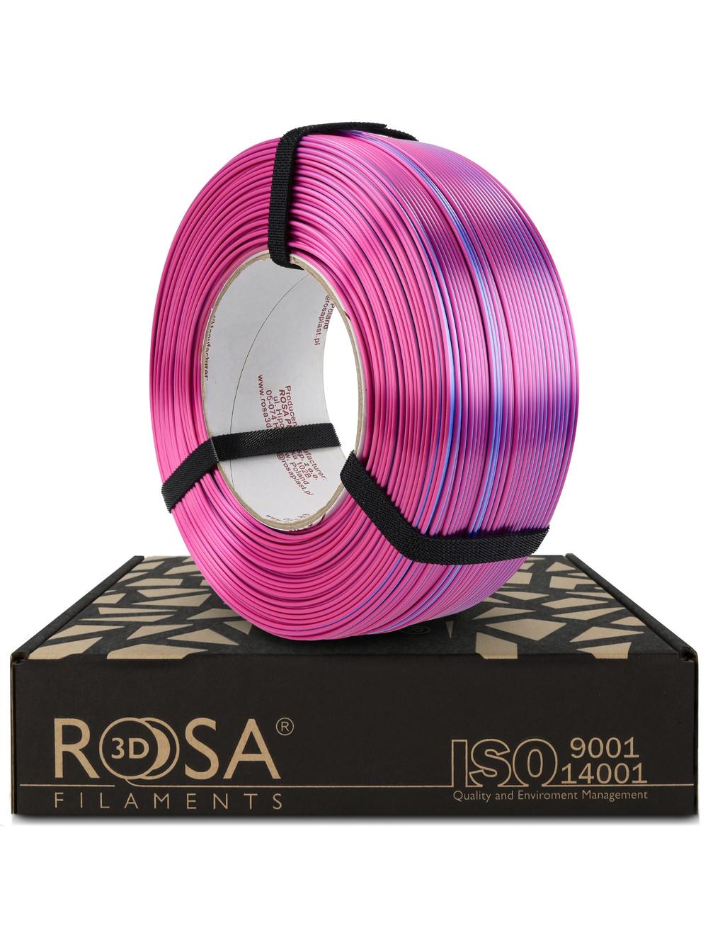 FILAMENT 3D PLA Refill Magic Silk Light Blue + Pink 1,75mm 1kg