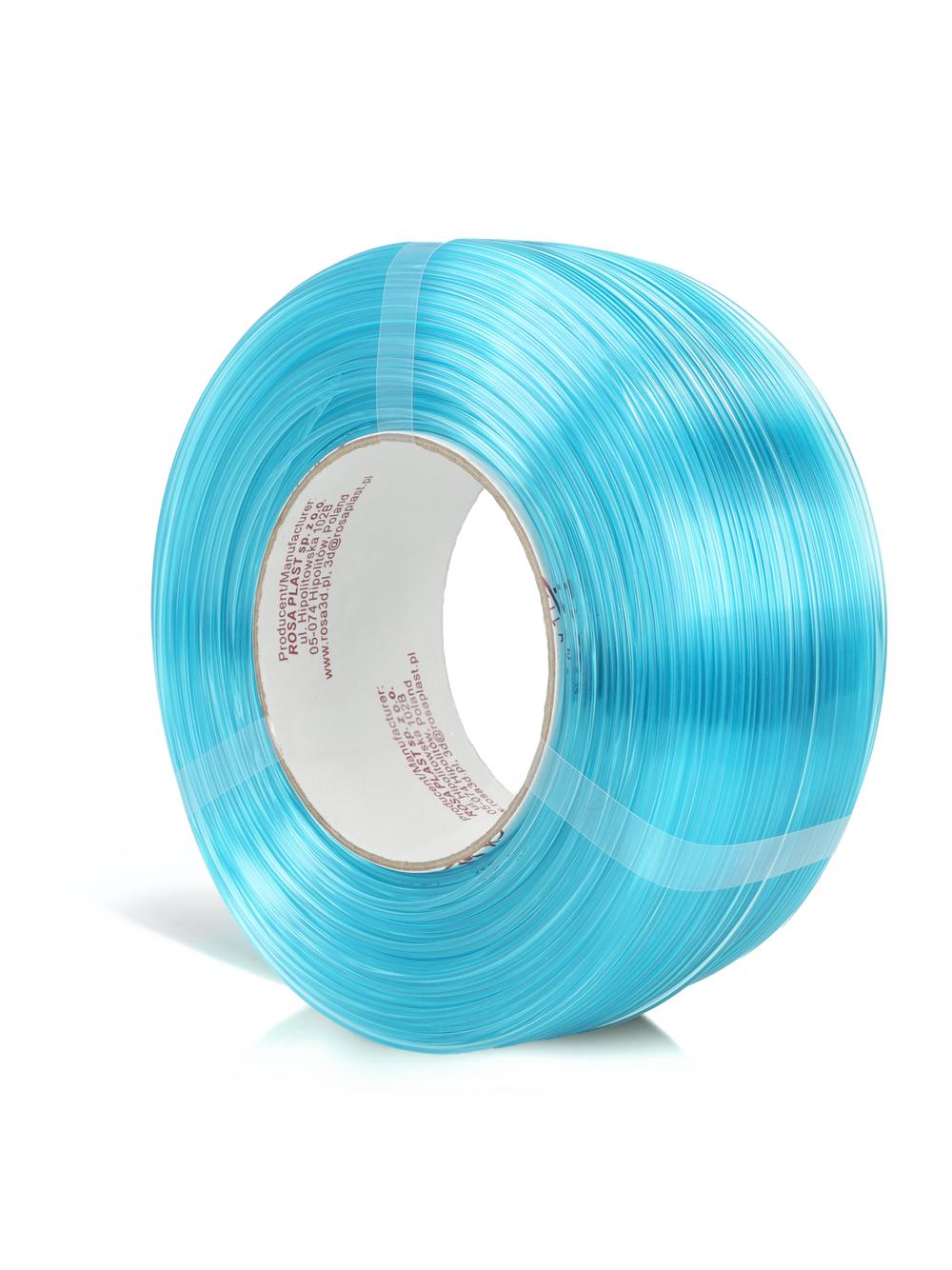 FILAMENT 3D ReFill PET-G Standard HS 1,75mm Blue Ice Transparent 1kg