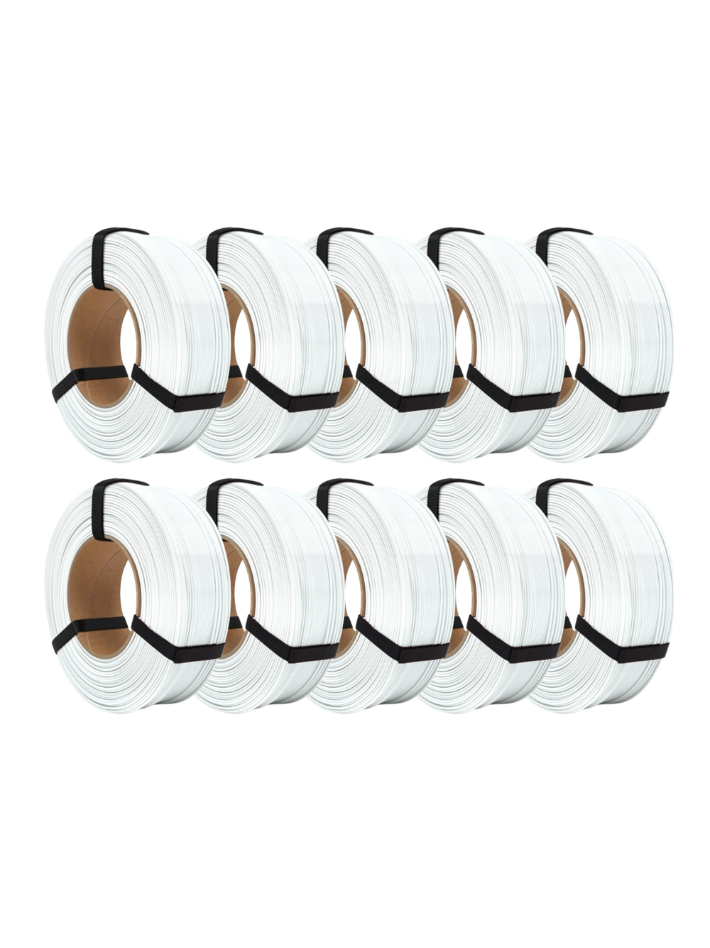 MEGAPACK 10x ReFill PET-G Standard White 1,75mm 1kg