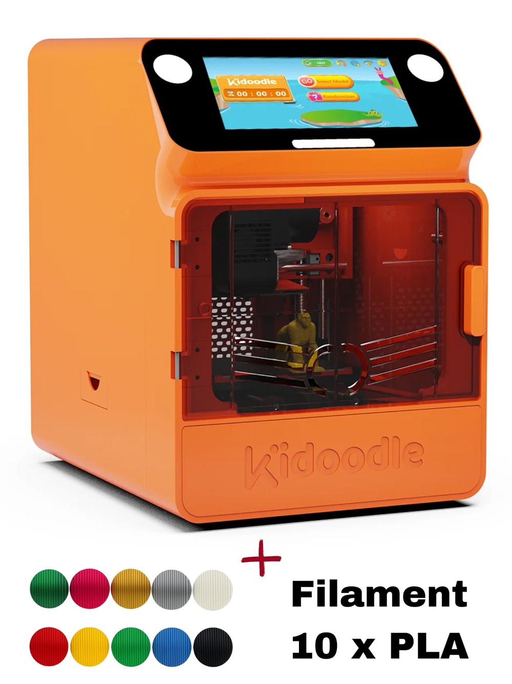 Zestaw startowy KID drukarka 3D Kidoodle + 10 x filamenty PLA