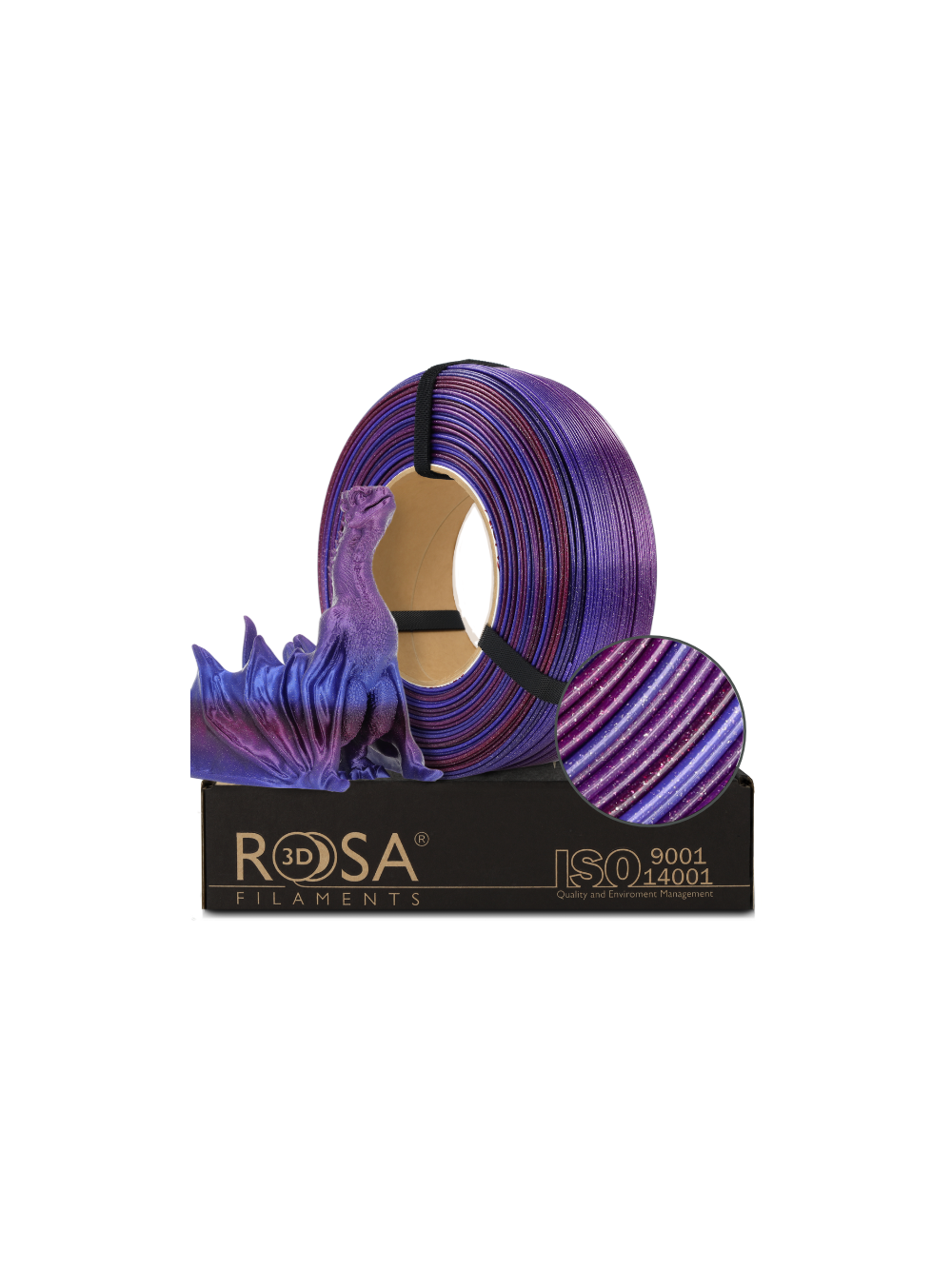 FILAMENT 3D ReFill PLA GALAXY Rainbow Andromeda 1,75mm 1kg