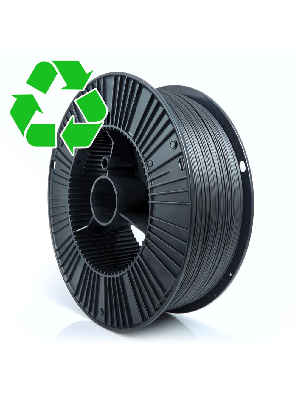 FILAMENT 3D R-PET-G Black1,75mm 3kg