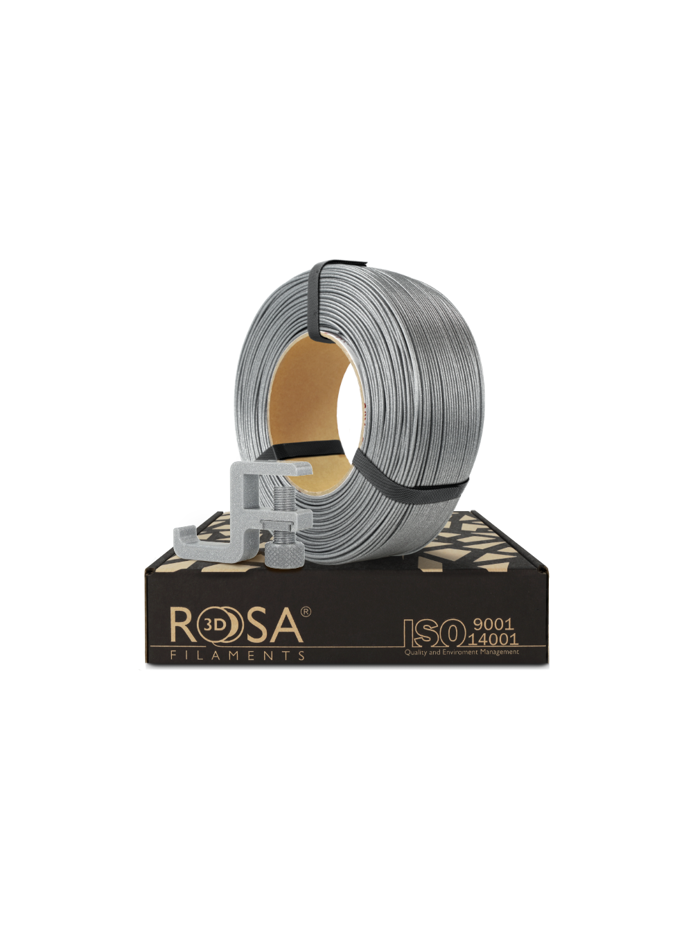 Filament 3D ReFill PCTG Glitter Brillant Silver