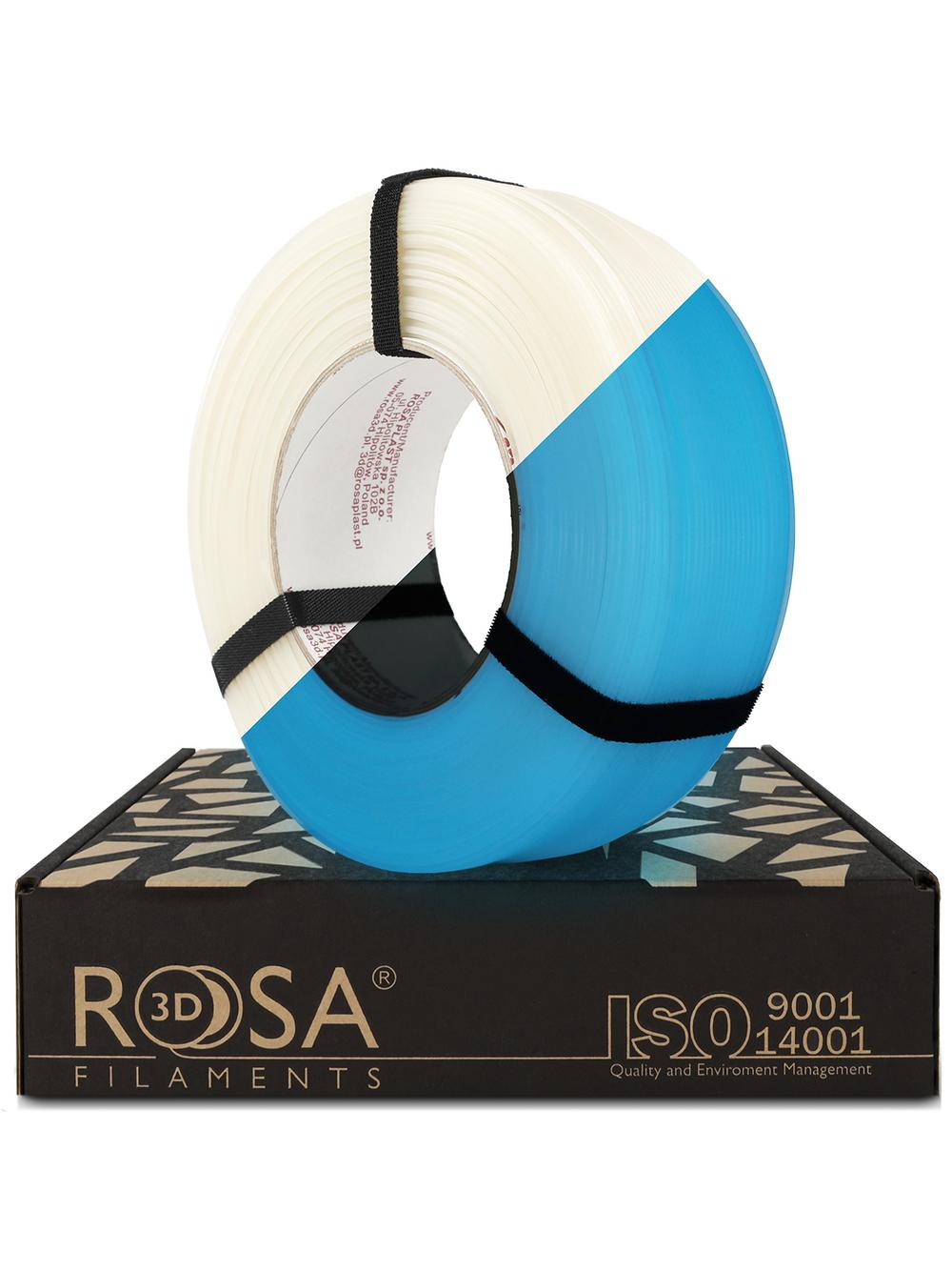 FILAMENT 3D ReFill PET-G Standard HS 1,75mm  Glow in the Dark Blue 1kg