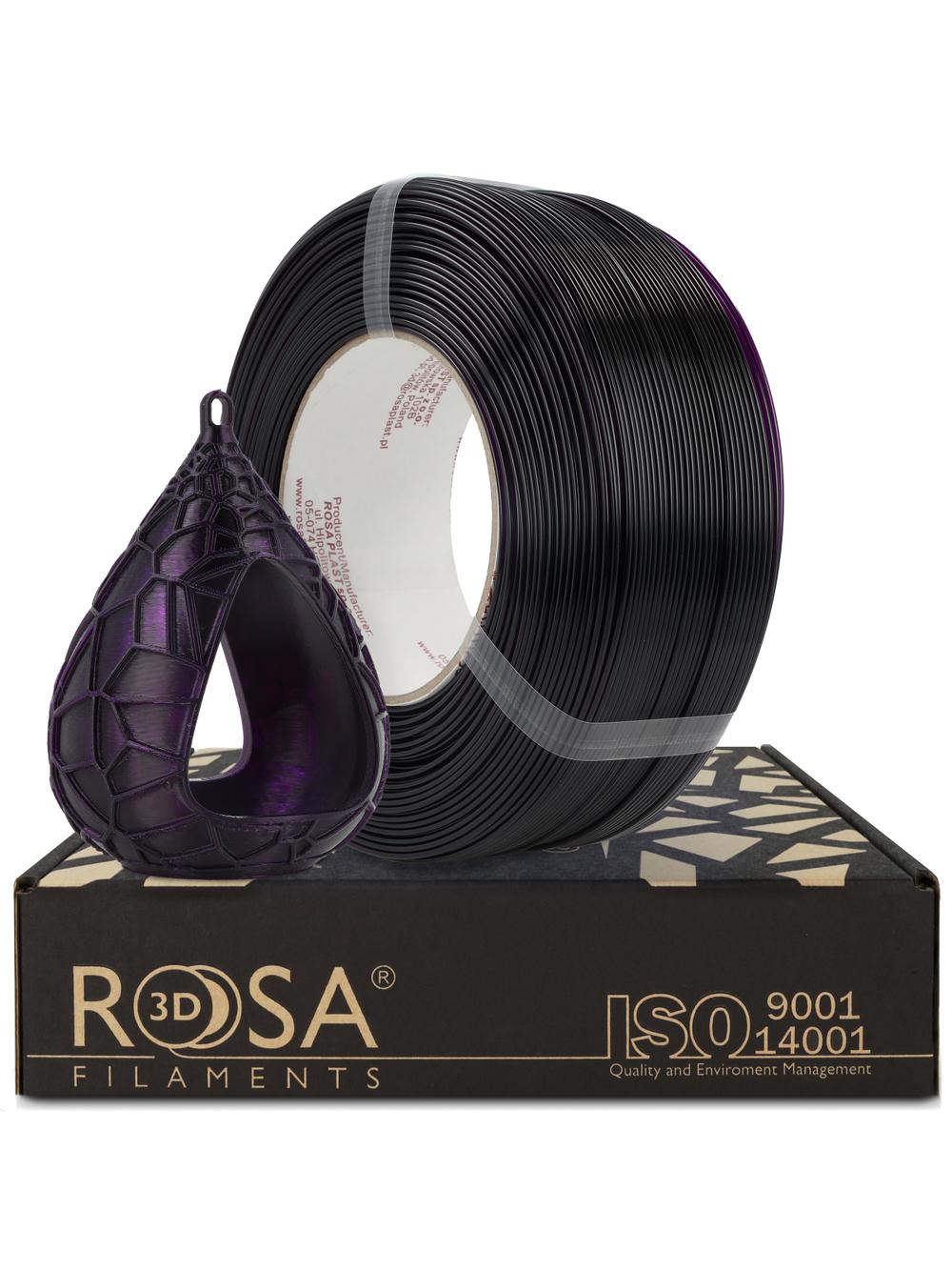 FILAMENT 3D ReFill PET-G Standard HS 1,75mm Deep Violet Transparent 1kg