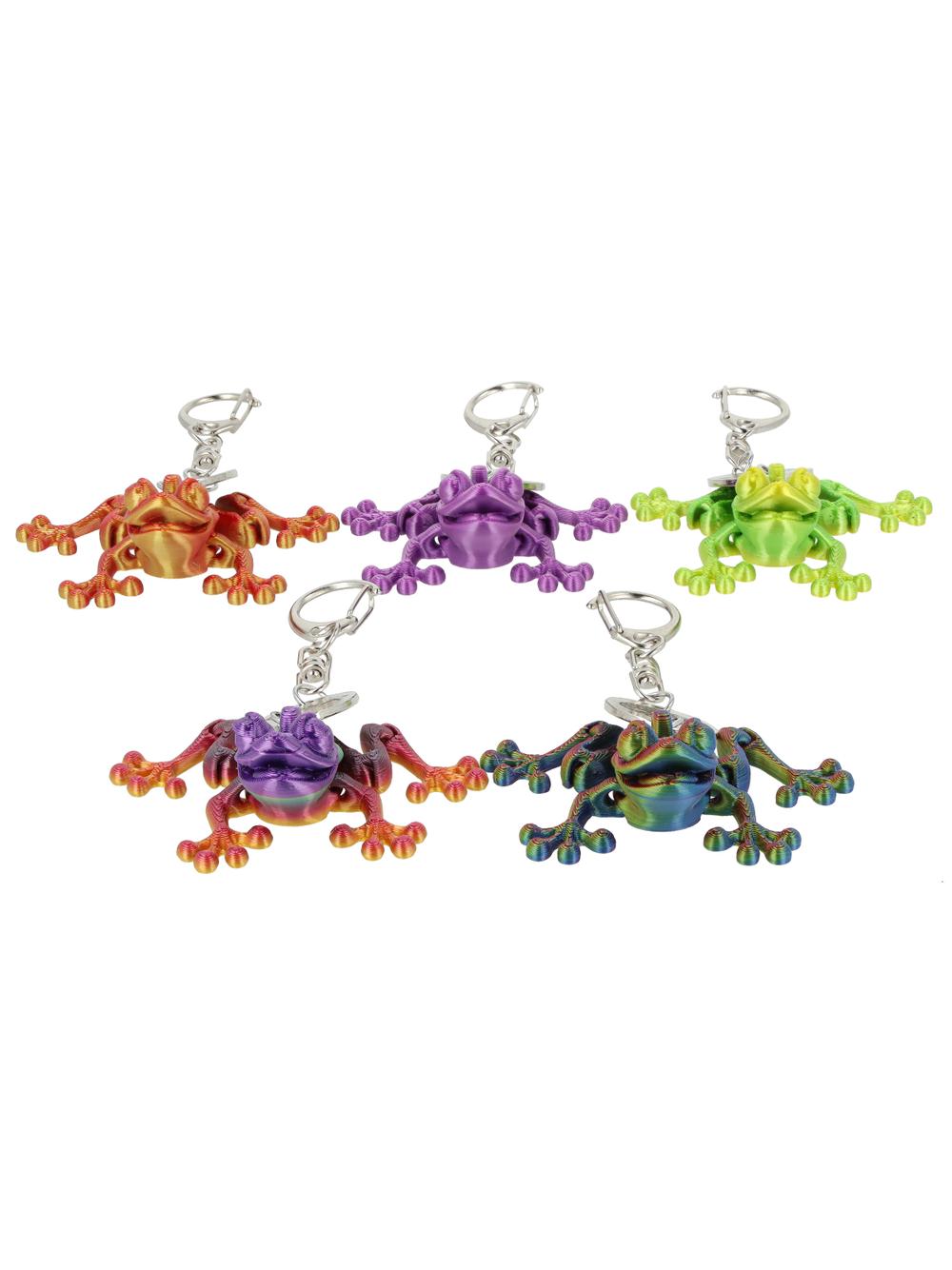 Brelok Żaba, różne kolory / Key ring Frog various colours