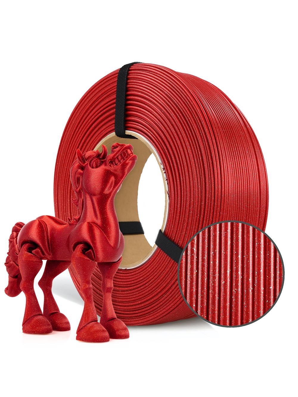 Filament 3D ReFill PLA Galaxy Karmin Red
