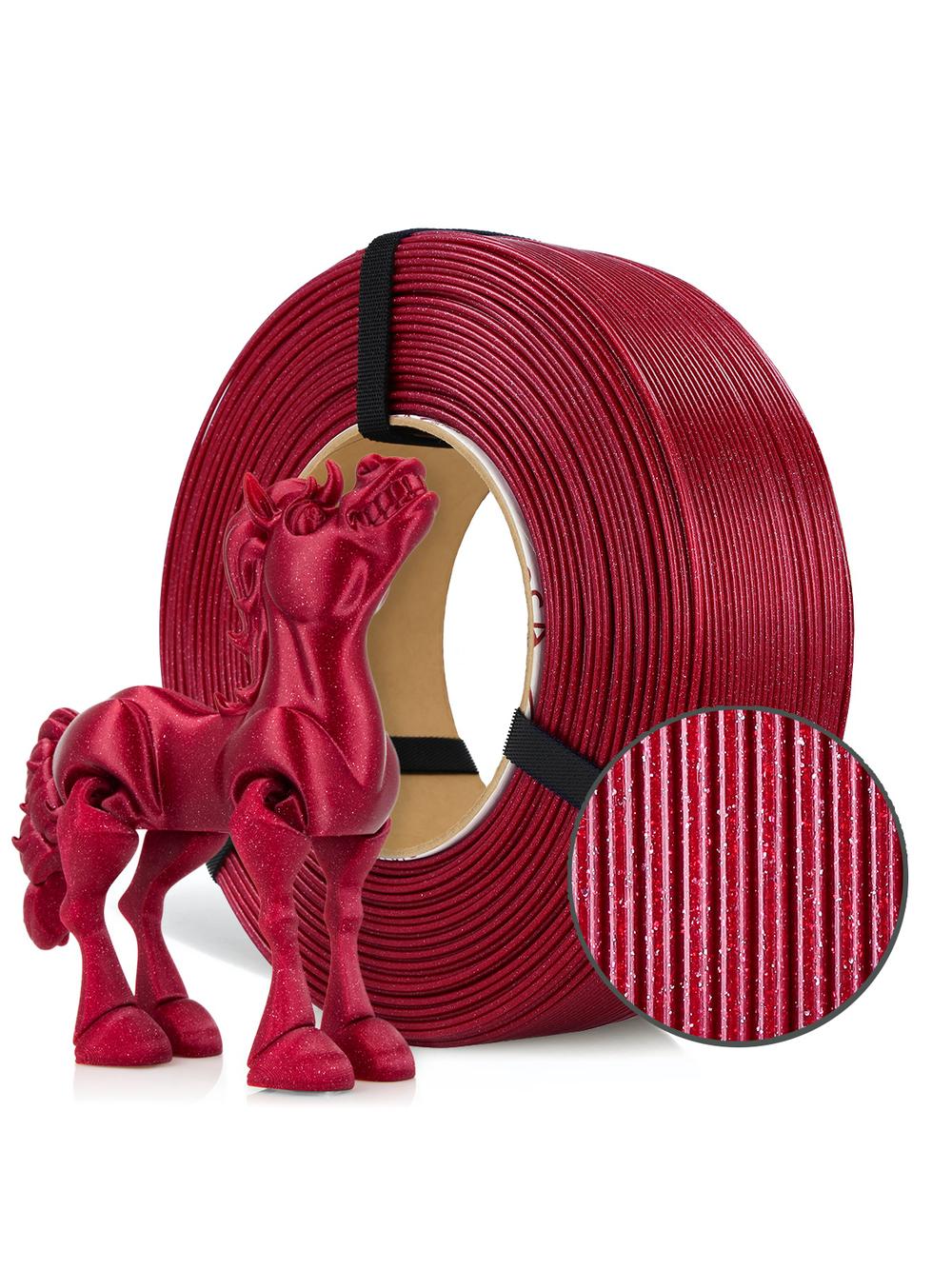 Filament 3D ReFill PLA Galaxy Red Wine