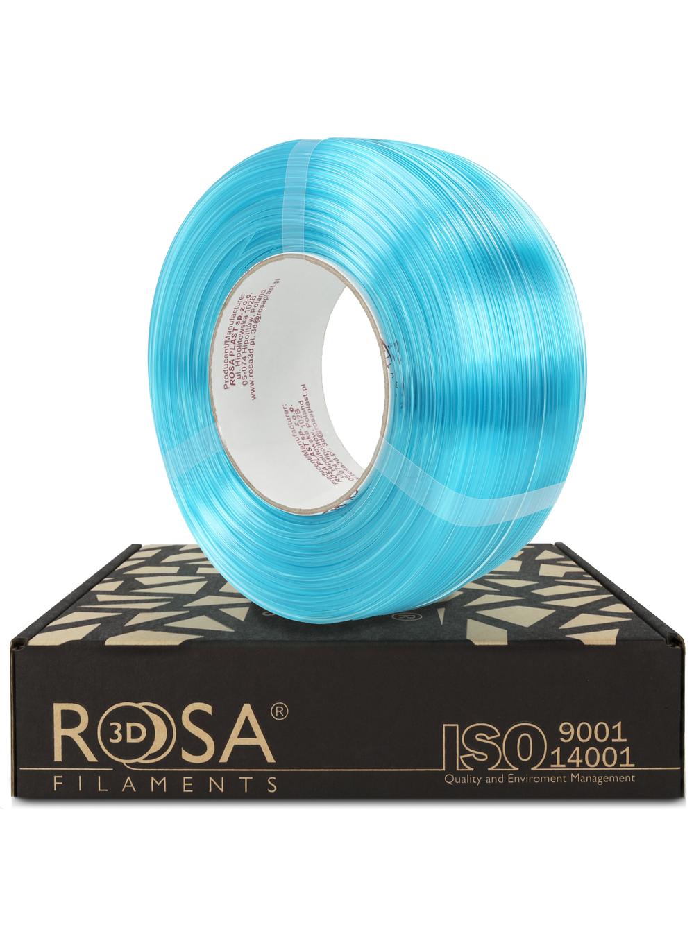 FILAMENT 3D ReFill PET-G Standard HS 1,75mm Blue Ice Transparent 1kg