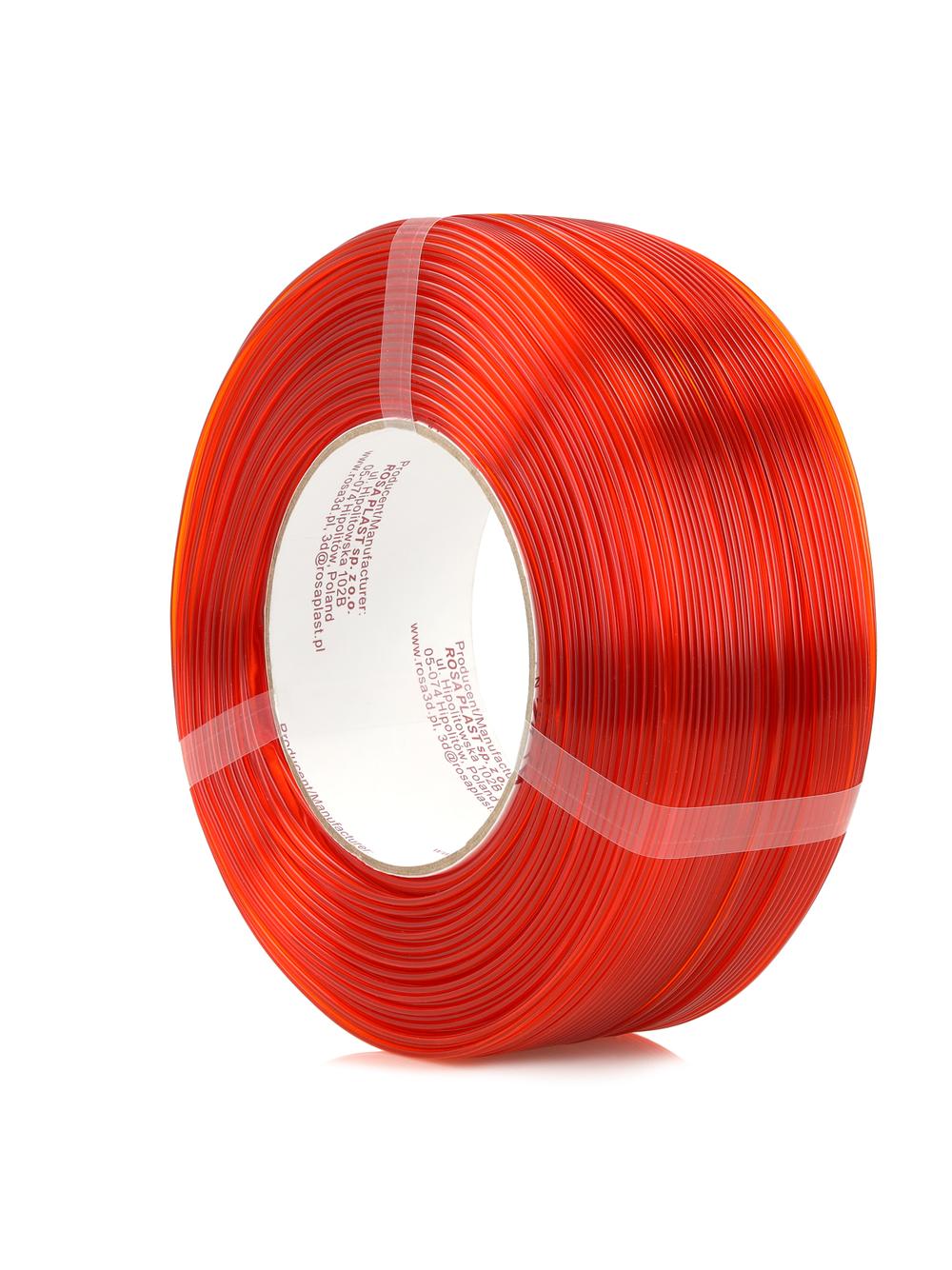 FILAMENT 3D ReFill PET-G Standard HS 1,75mm Orange Transparent 1kg