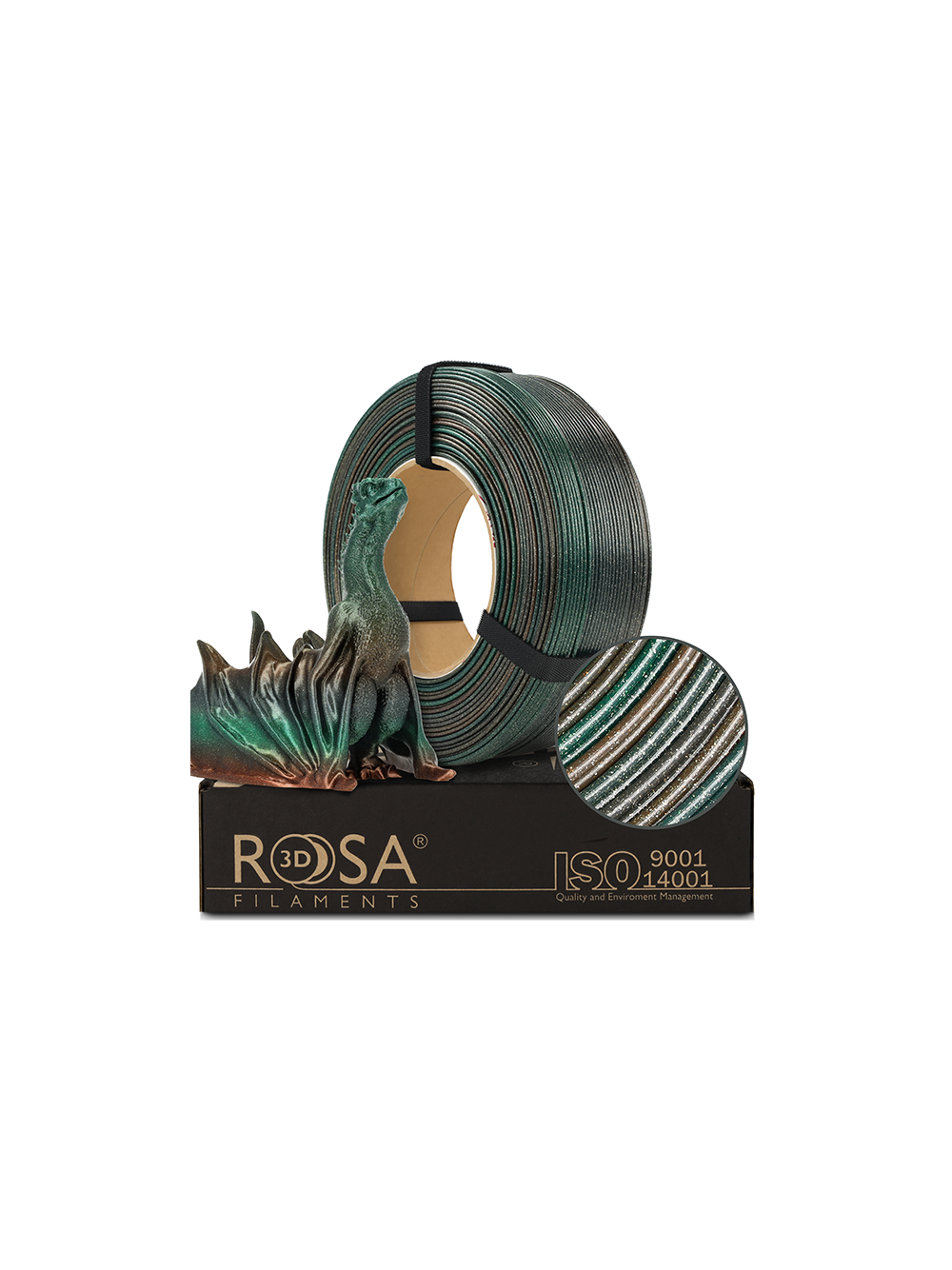 FILAMENT 3D ReFill PLA GALAXY Rainbow Terra 1,75mm 1kg