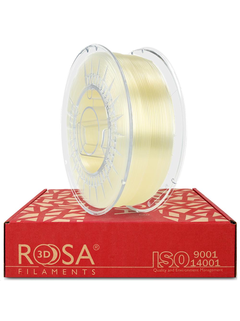 FILAMENT 3D ROSA TPU HardTech+ 83D, Impact - Abrasive - UV - H2O - microbe- resistant Transparent 1kg