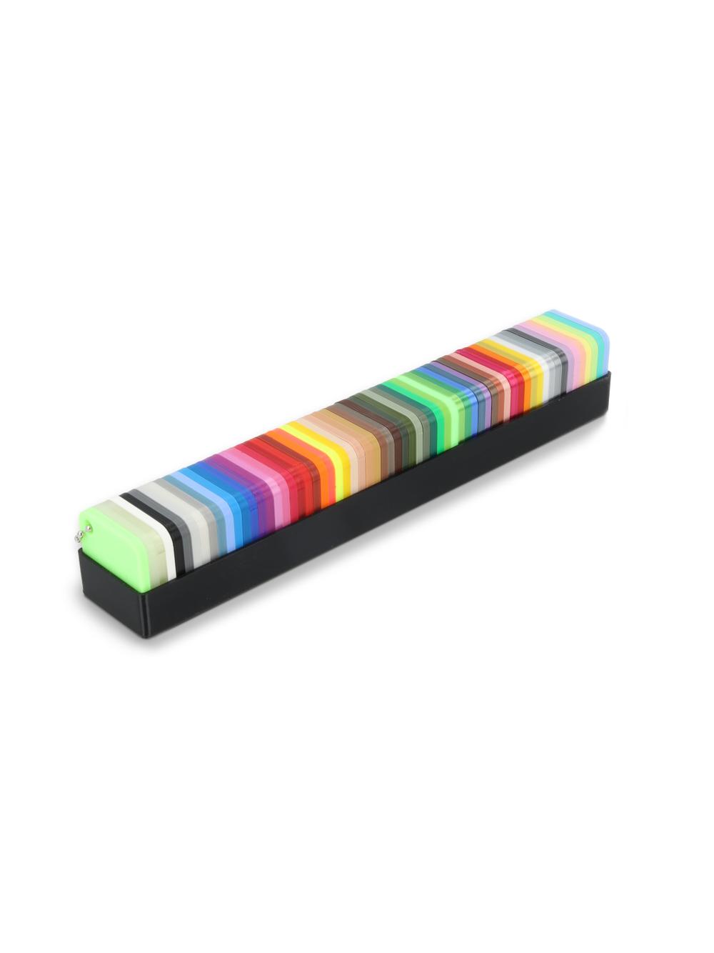 ROSA3D Wzornik kolorów - PLA Starter, PLA-Silk, PLA Pastel (65 szt.)