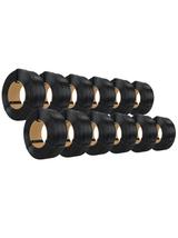 MEGAPACK 12x ReFill PLA Starter Black 1,75mm 1kg