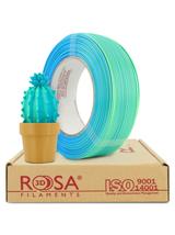 FILAMENT 3D ReFill PLA Magic Neon Blue Lagoon (neon green + blue sky) 0,5kg