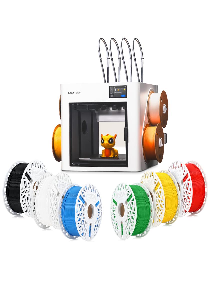 Zestaw drukarka 3D Snapmaker U1+ filamenty PLA Zestaw Edukacyjny (6x1kg)