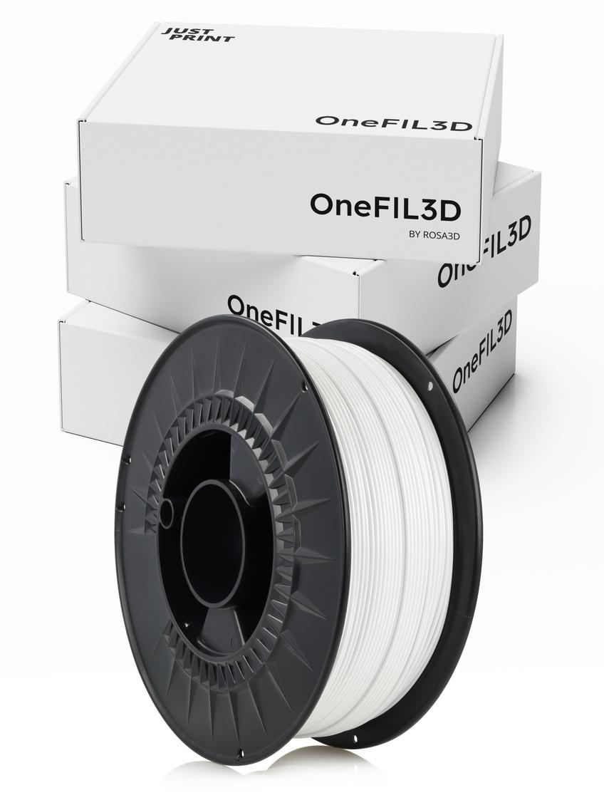 Filament OneFIL3D ABS-STI White 1,75mm 1kg