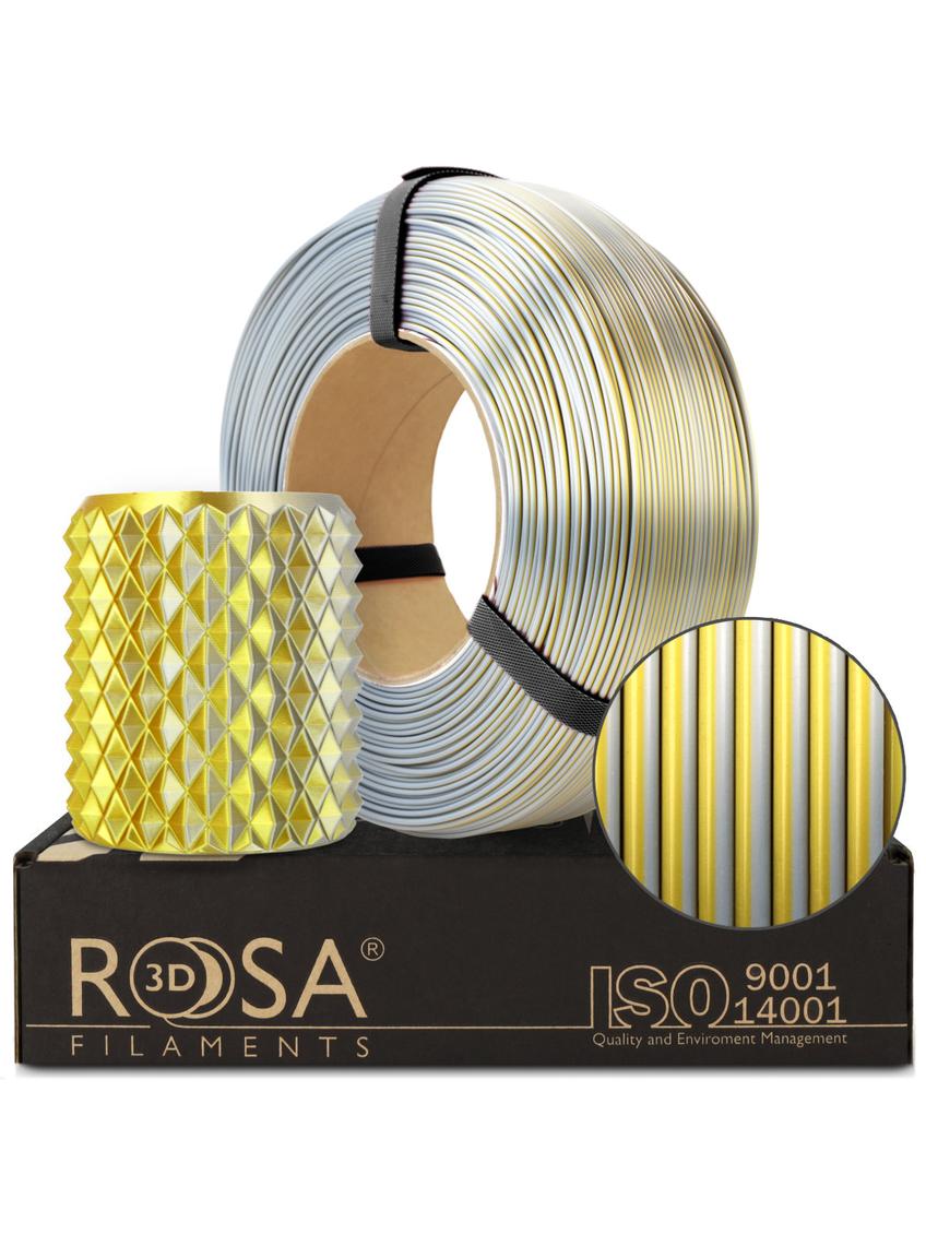 Filament 3D ReFill PLA Magic Silk Gold-Silver