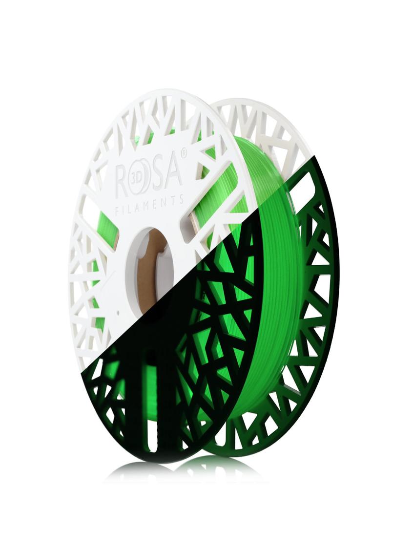 FILAMENT 3D ROSA-Flex 96A Green /Glow in the Dark Green 1,75mm 0,5kg