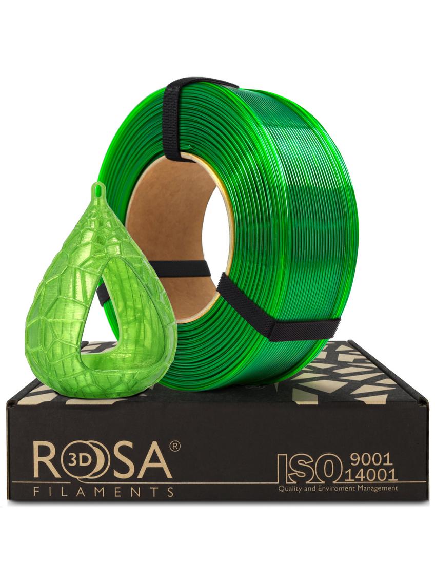 Filament 3D ReFill PET-G Standard HS Light Green Transparent