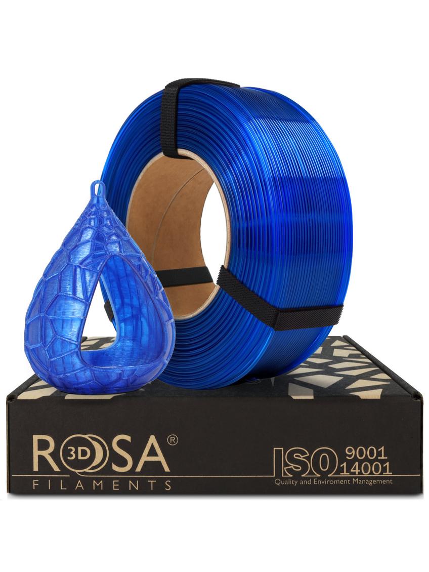 Filament 3D ReFill PET-G Standard HS Blue Sky Transparent
