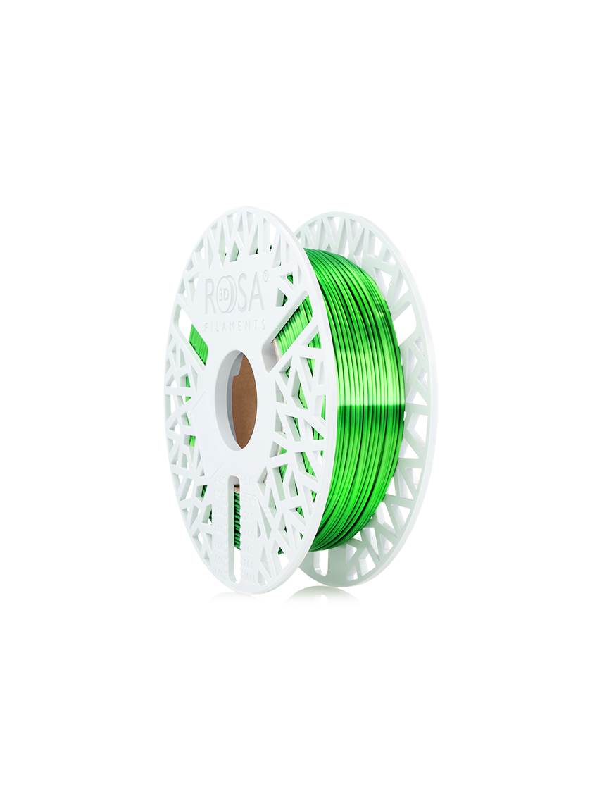 FILAMENT 3D PLA-Silk Green 1,75mm 0,5kg