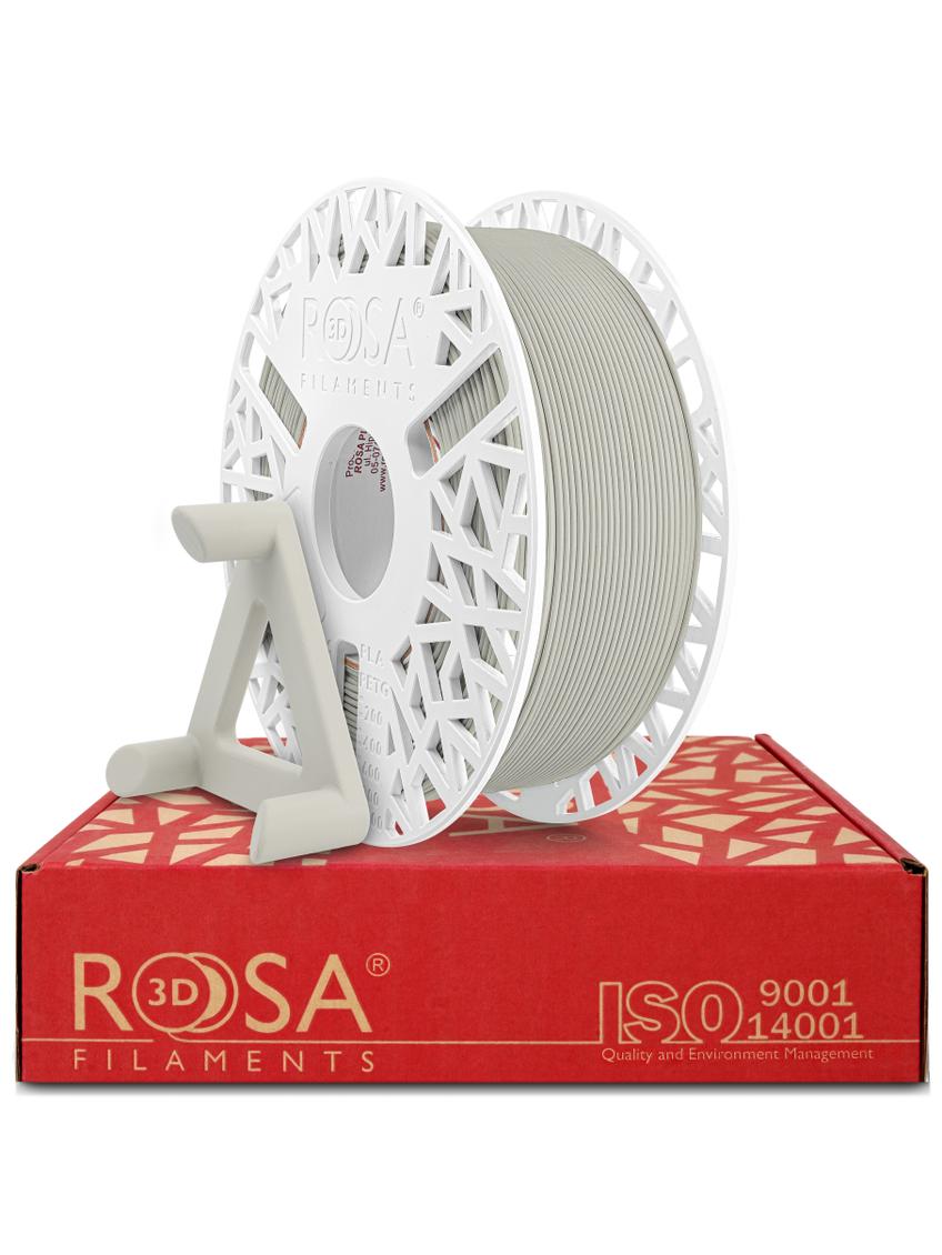 FILAMENT 3D PET-G + 30GF Light Gray 1,75mm 1kg