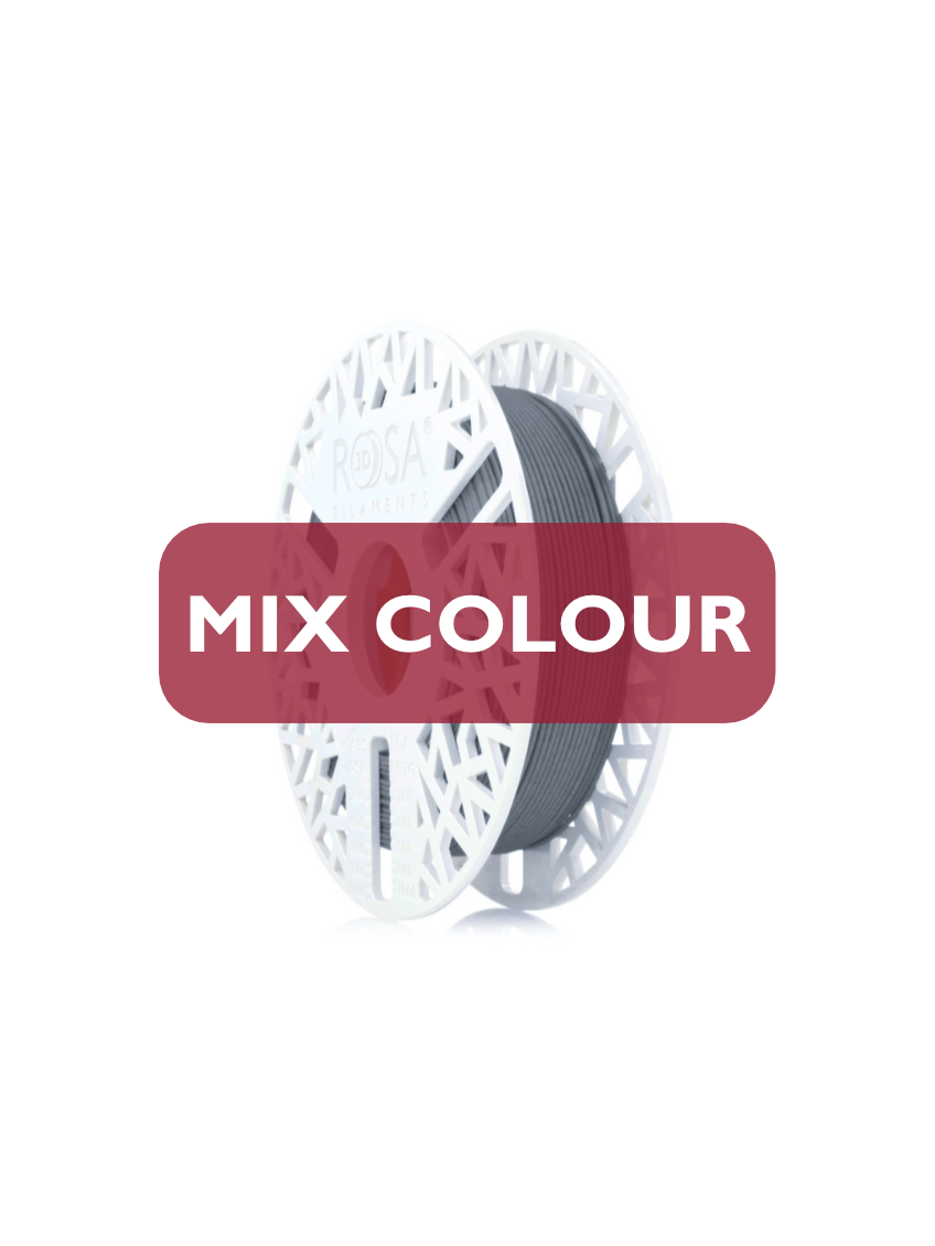 FILAMENT 3D  ROSA-Flex 96A Mix Kolor (0.5kg / 1.75mm)
