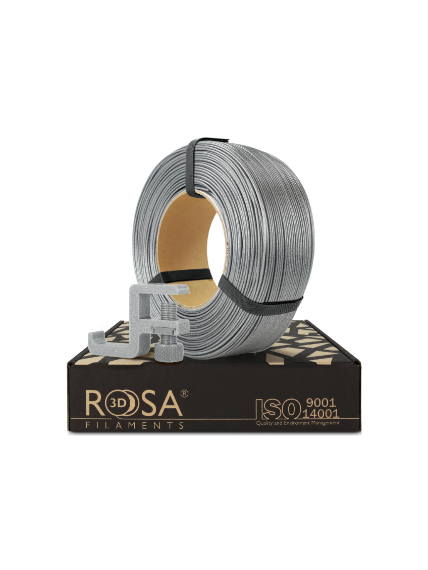 Filament 3D ReFill PCTG Glitter Brillant Silver