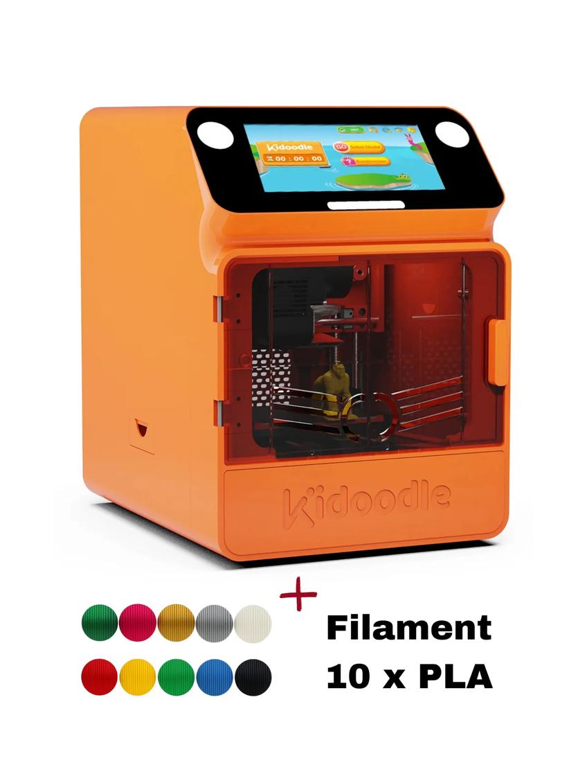 Zestaw startowy KID drukarka 3D Kidoodle + 10 x filamenty PLA