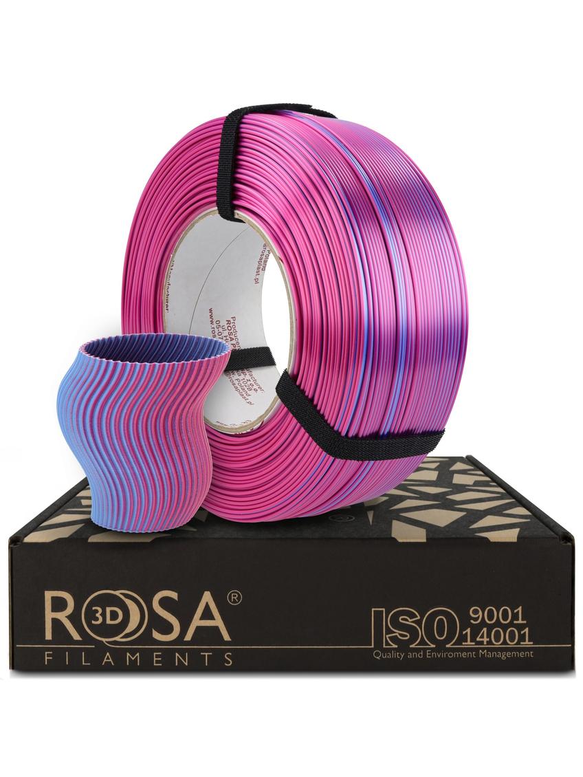 FILAMENT 3D PLA Refill Magic Silk Light Blue + Pink 1,75mm 1kg