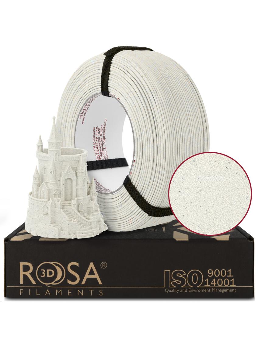 FILAMENT 3D ReFill PLA Speed Matt Marble Ivory (Warm White) (Refill 1kg / 1.75mm)