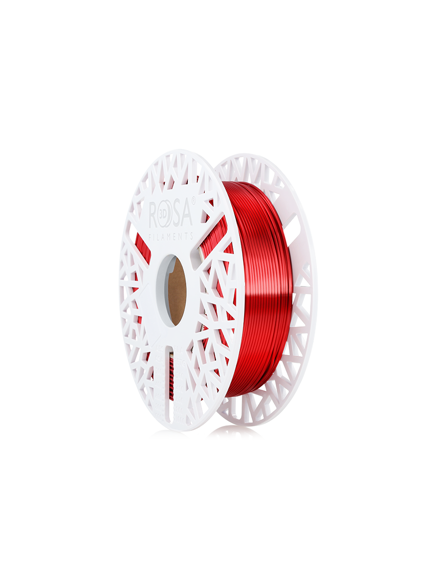 FILAMENT 3D PLA-Silk Red 1,75mm 0,5kg