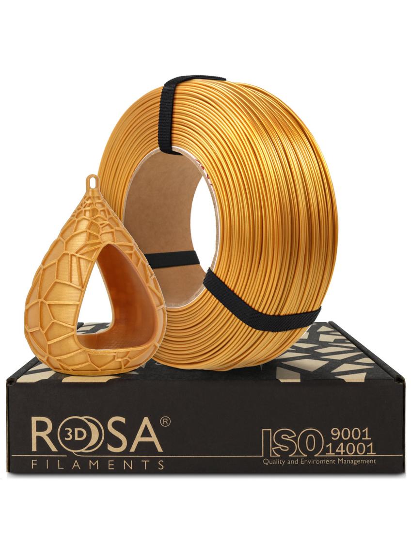 Filament 3D ReFill PET-G Standard HS Gold Metallic