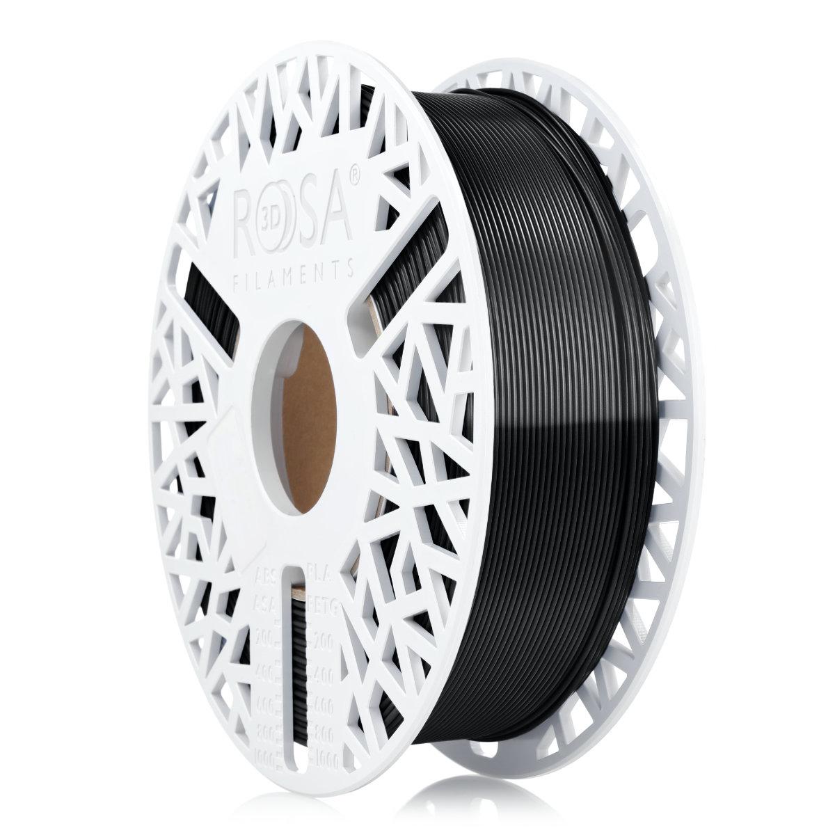 Filament 3D PET-G Standard HS Black | ROSA3D Filaments eshop