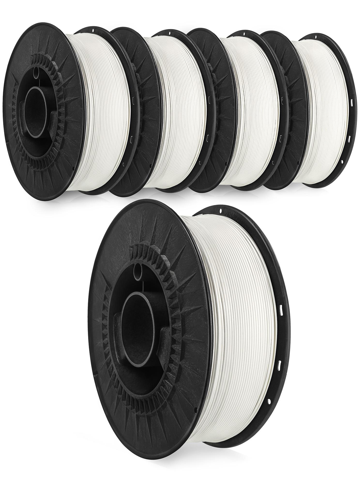 Set of filaments OneFIL3D PLA White 5 x Spool 1 kg | ROSA3D